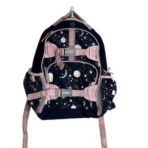 Pottery Barn Kids Navy and Pink Starry Backpack
